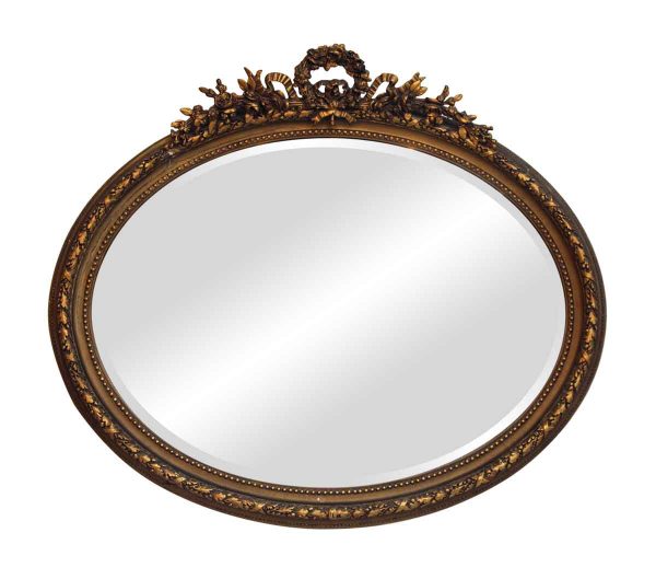 Antique Mirrors - Gilded Wooden Ornate Mirror