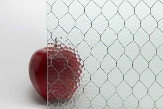 Printed Chicken Wire Glass