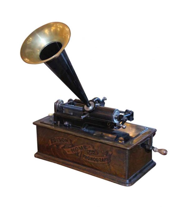 Electronics - 1903-04 Edison Long Case Working Home Phonograph