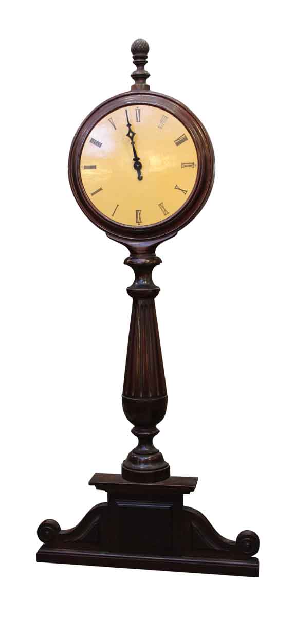 Interior Materials - 1960s Wood Clock from the Waldorf Astoria Bull & Bear Bar
