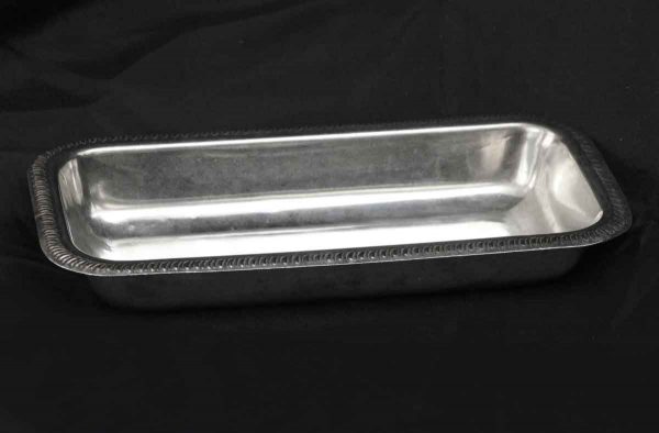 Kitchen - Salvaged Waldorf Silver Tong Rest or Serving Dish