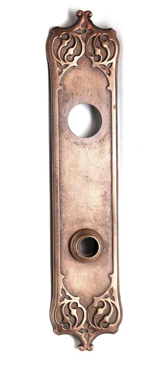 Back Plates - Copper Plated Gothic Reading Back Plate