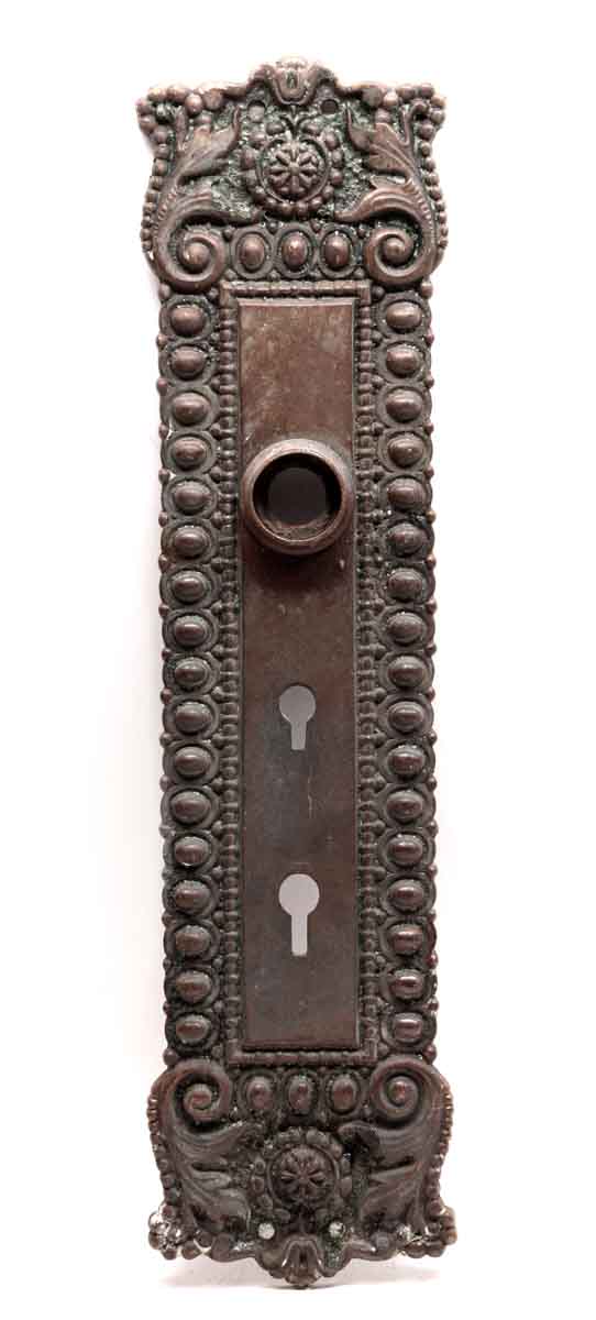 Back Plates - Russell & Erwin Double Keyhole Bronze Back Plate