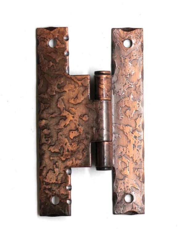 Cabinet & Furniture Hinges - Copper Plated Textured Iron Cabinet Hinge
