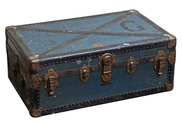 Trunks - European Blue Vintage Trunk