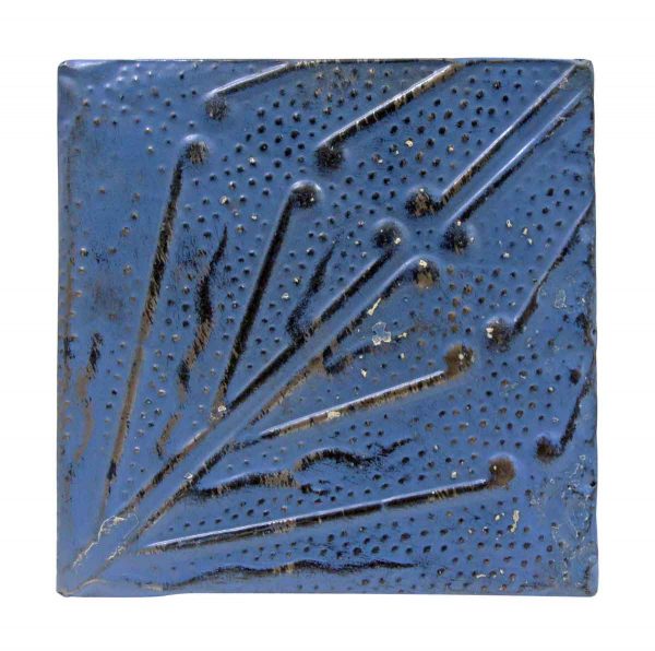 Tin Panels - Royal Blue Vine Decorative Tin Panel