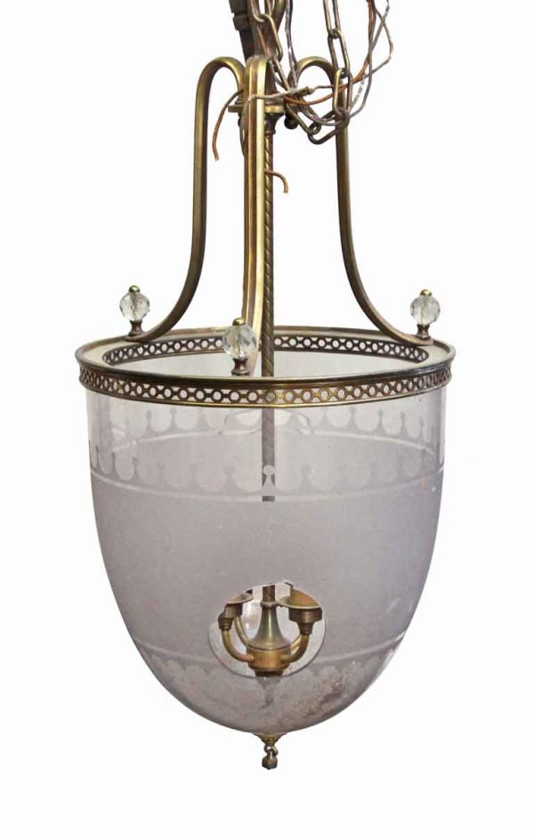 Wall & Ceiling Lanterns - Large Caldwell Bell Jar light from the Waldorf Astoria