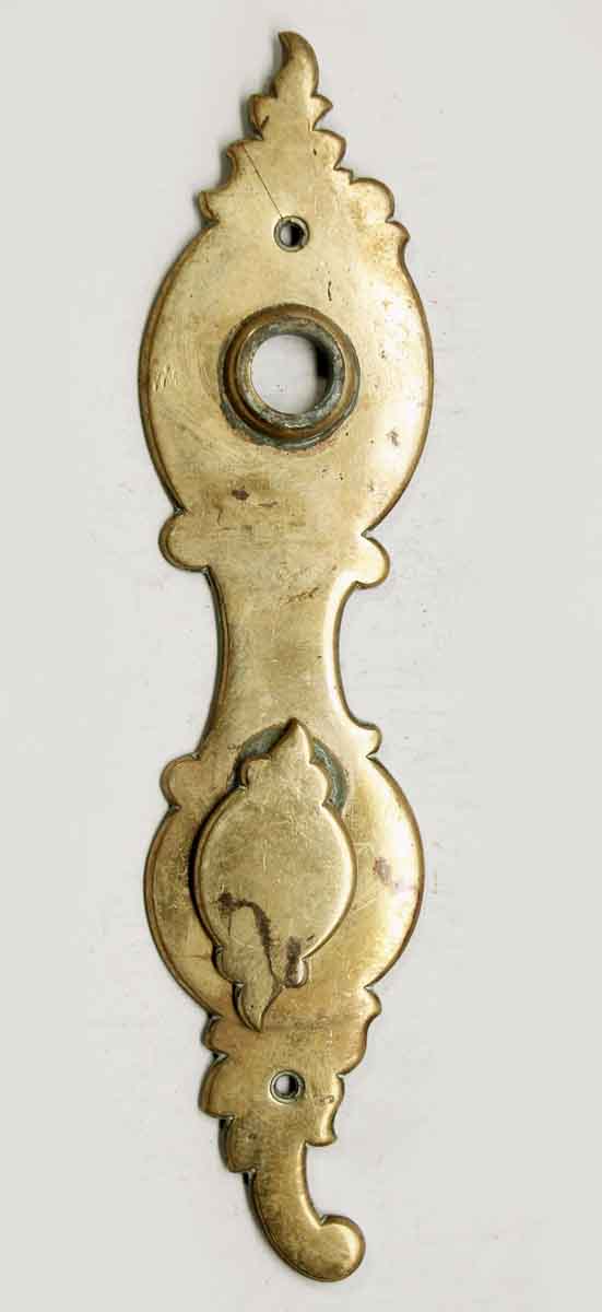Back Plates - Brass Door Plate with Keyhole