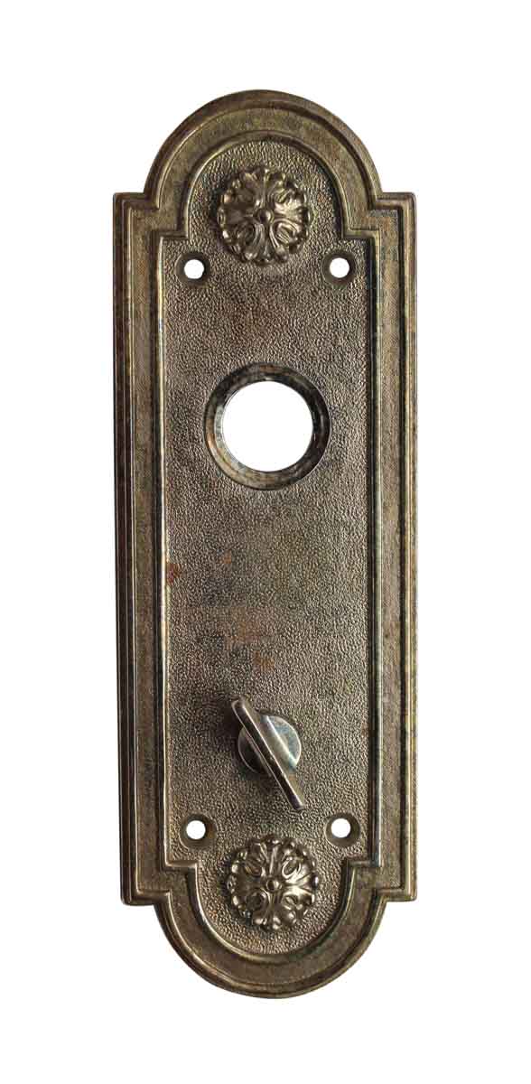 Back Plates - Nickel Over Bronze Back Plate with Latch