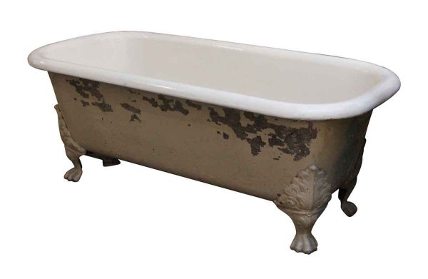 Bathroom - Rare Claw Foot Tub with Center Drain