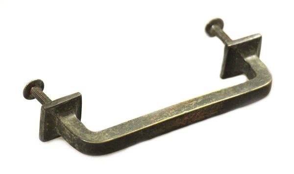 Cabinet & Furniture Pulls - Bronze Drawer Pull with Simple Collar