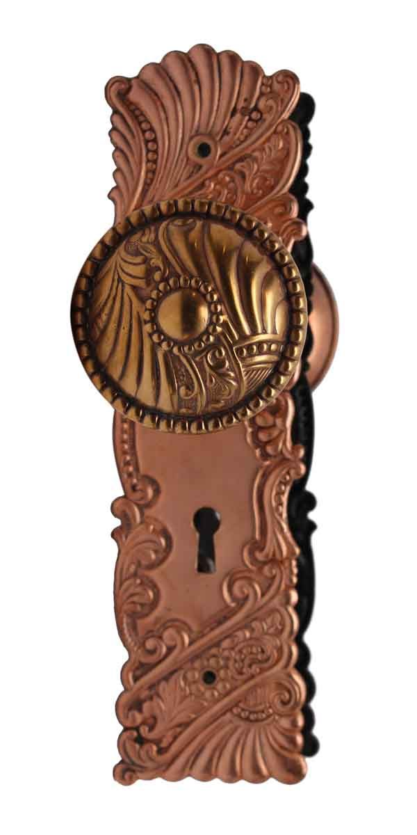 Door Knob Sets - Polished Brass Roanoke Interior Door Knob Set