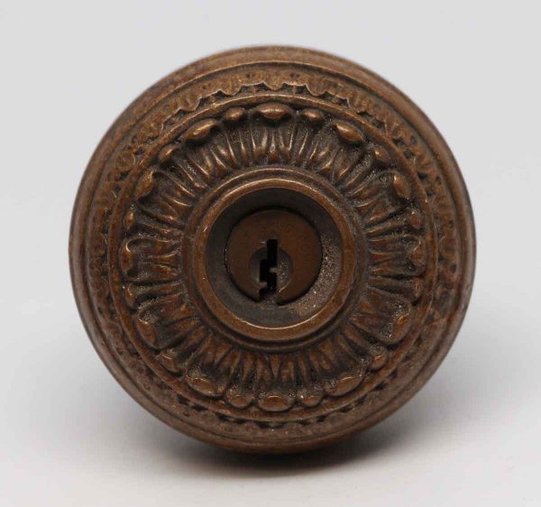 Door Knobs - Cast Bronze Door Knob with Keyhole