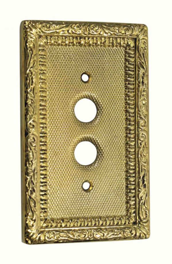 Lighting & Electrical Hardware - Victorian Two Button Light Switch Cover