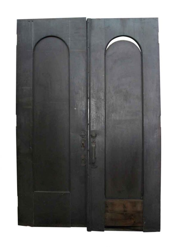 Arched Doors - Pair of Metal Doors with Arched Panels