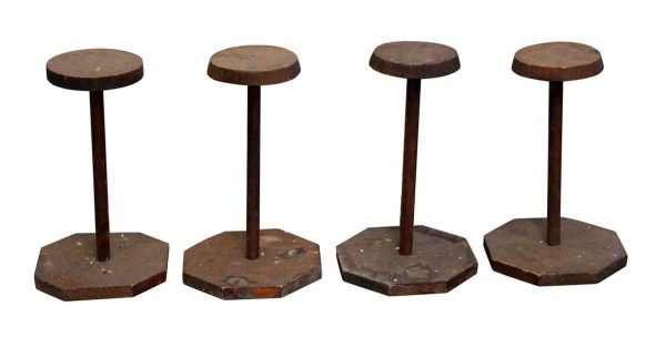 Commercial Furniture - Set of Four Wooden Hat Stands