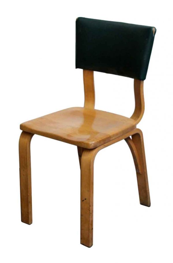 Seating - Thonet Bentwood Chair with Green Vinyl Back