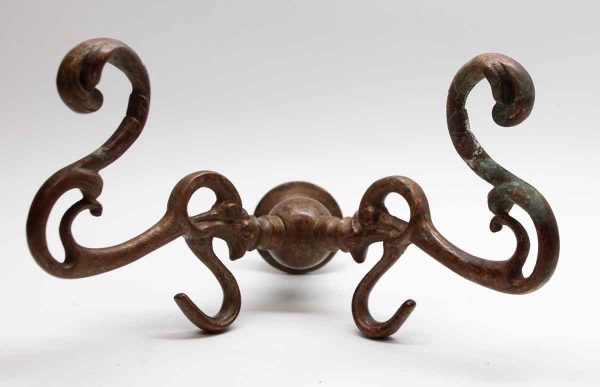 Single Hooks - Art Nouveau Bronze Hall Tree Hook