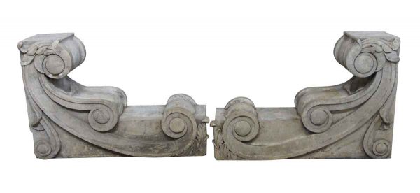 Stone & Terra Cotta - Carved Stone Corbels from a New York City Building