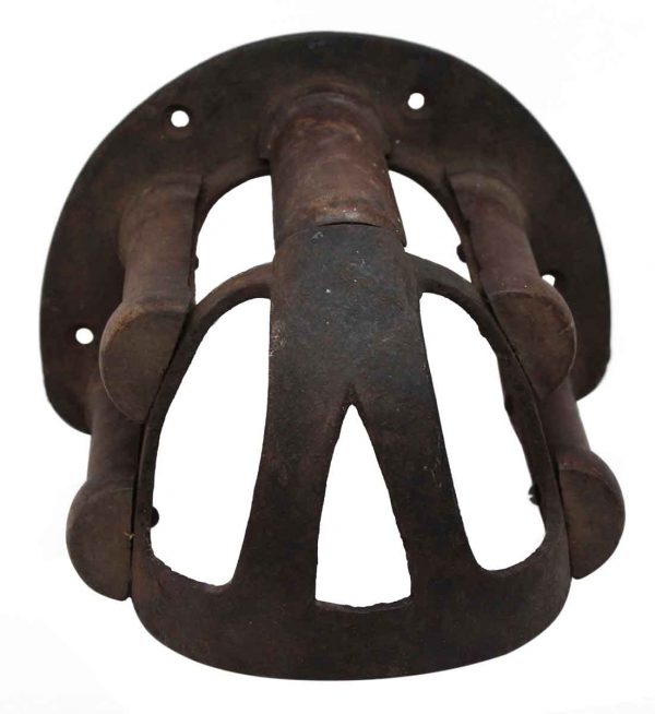 Animal Care - Vintage Cast Iron & Wood Saddle Holder