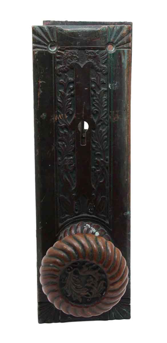 Door Knob Sets - Corbin Fanciful Beast Bronze Door Knob Entry Set