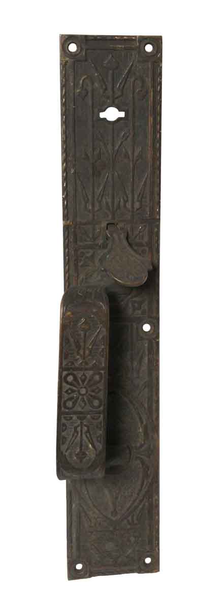 Pair of Antique Bronze Aesthetic Door Pulls | Olde Good Things