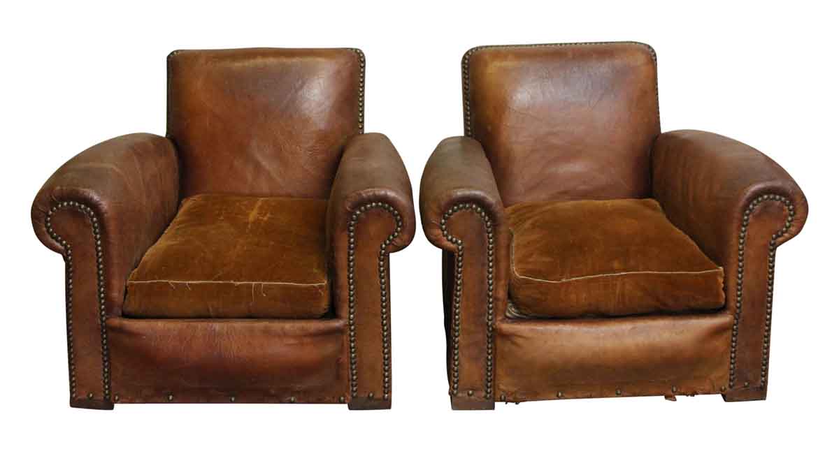 leather club chairs living room