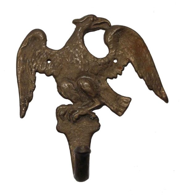 Single Hooks - Vintage Brass Eagle Wall Hook