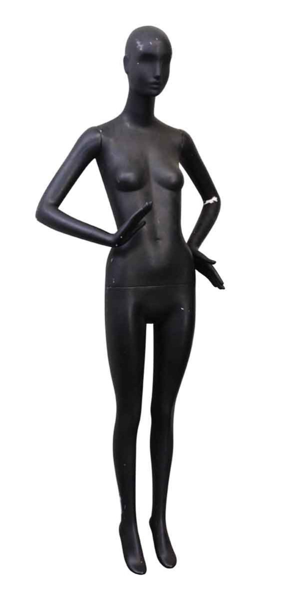 Commercial Furniture - Reclaimed Black Women Mannequin
