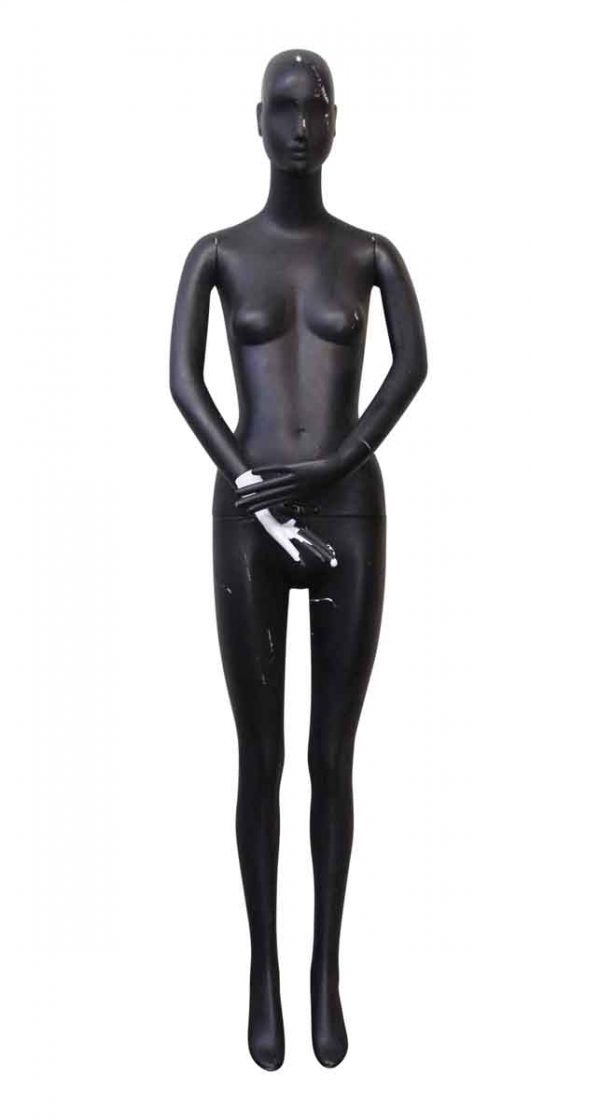 Commercial Furniture - Salvaged Black Women Mannequin