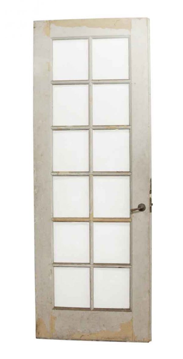 French Doors - 12 Lite Wood Frame Antique Door
