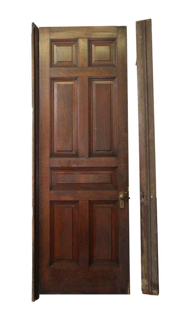 Standard Doors - Seven Panel Wooden Door with Molding