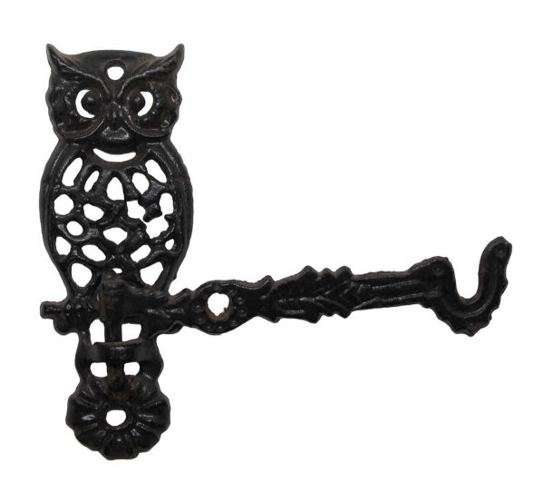 Decorative Metal - Cast Iron Owl Plant Holder