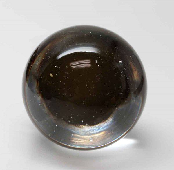 Door Knobs - Round Ball Shaped Clear Glass Door Knob