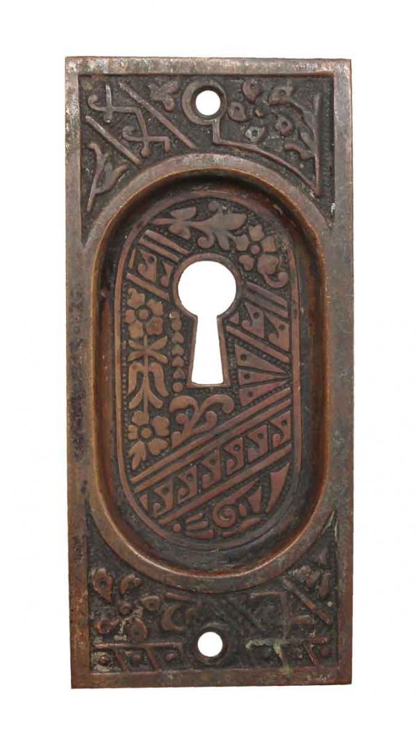 Pocket Door Hardware - Bronze Pocket Door Keyhole Pull