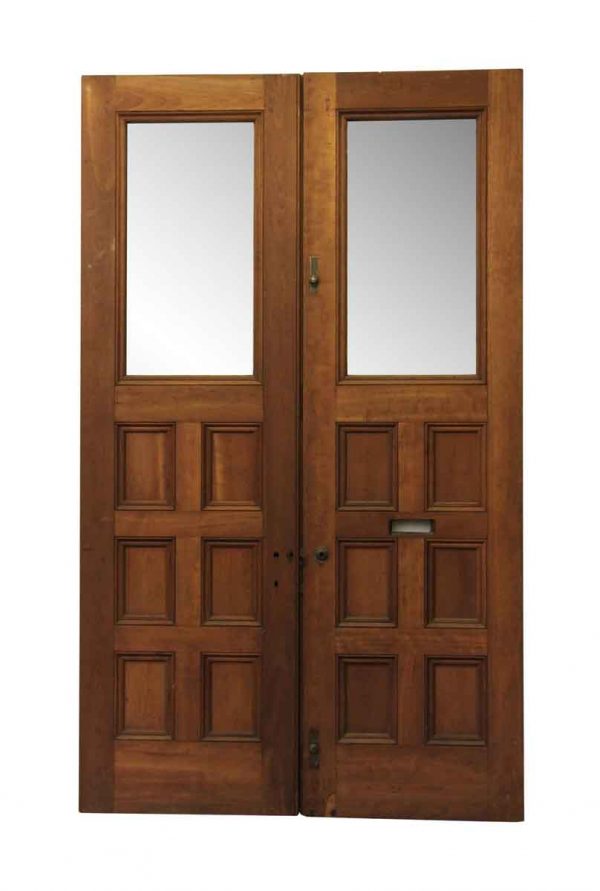 Standard Doors - Double Doors with Glass Panel
