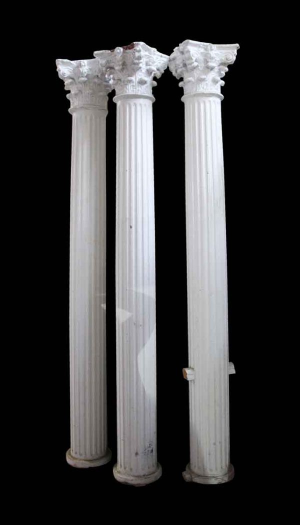 Columns & Pilasters - Turn of the Century Wooden Corinthian Columns