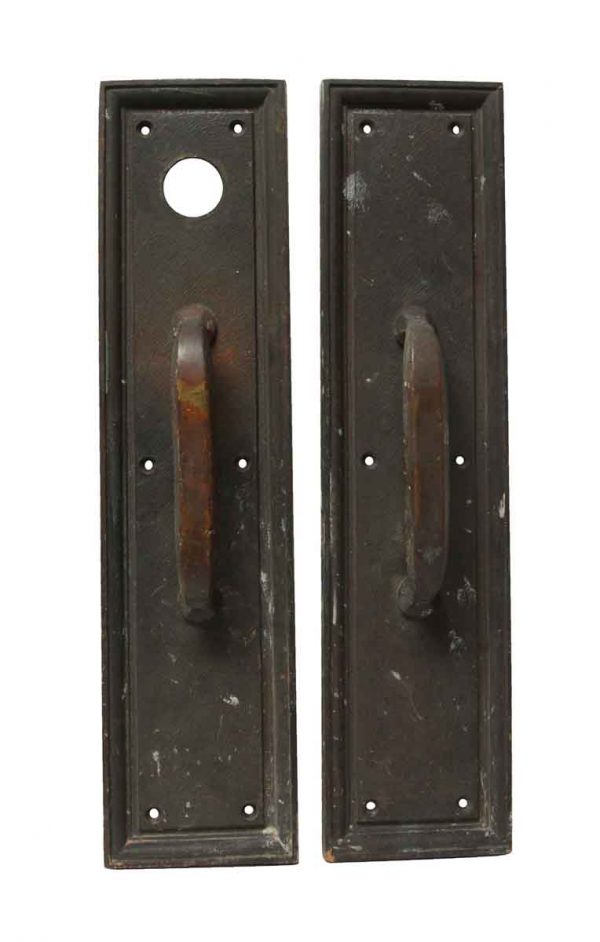 Door Pulls - Pair of Antique Bronze Door Pulls