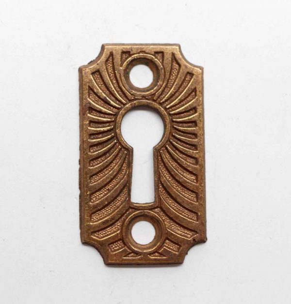 Keyhole Covers - Antique Bronze Curved Line Keyhole Cover