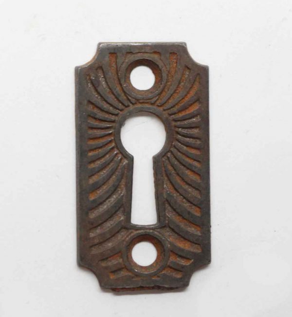 Keyhole Covers - Cast Iron Curved Line Keyhole Cover