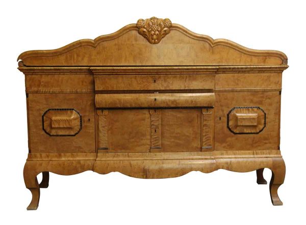 Kitchen & Dining - Large Burley Maple Sideboard with Carved Detail