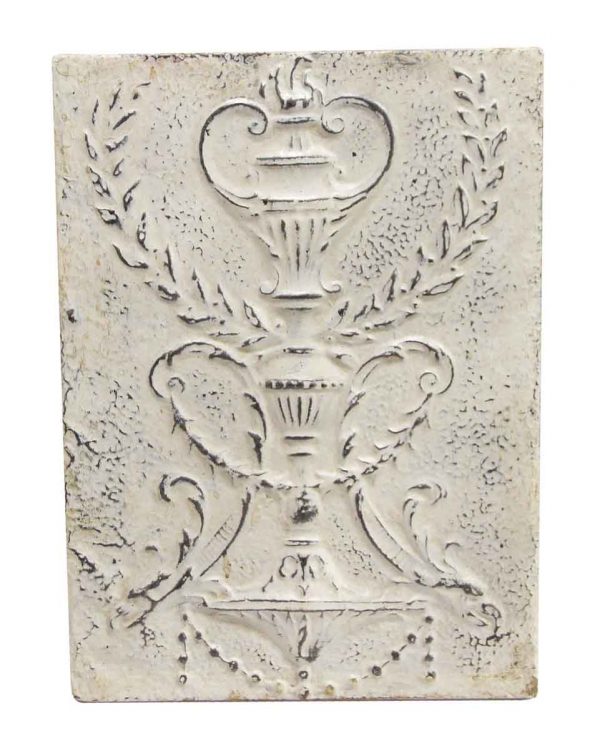Tin Panels - Decorative Antique Tin Panel with Urn Detail