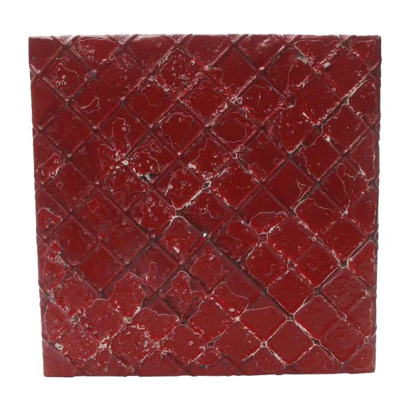 Tin Panels - Red Decorative Tin Panel