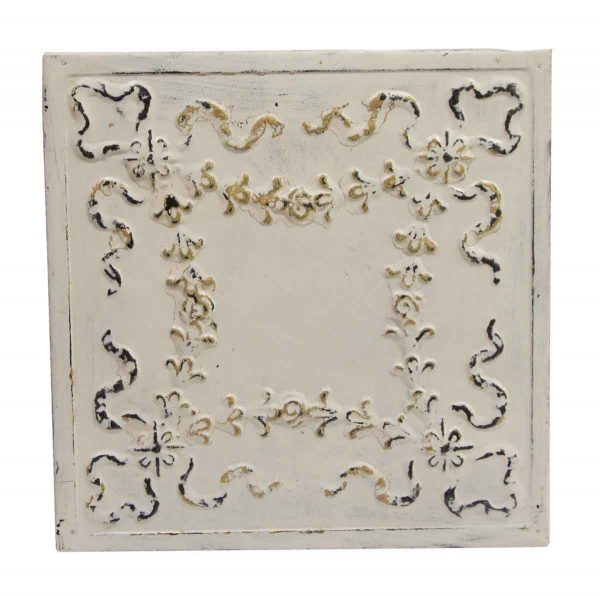 Tin Panels - White Antique Decorative Tin Panel