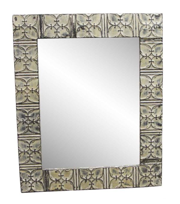 Antique Tin Mirrors - Ivy Clover Antique Tin Framed Mirror