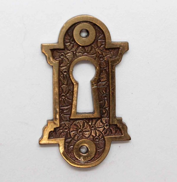 Keyhole Covers - Cast Brass Aesthetic Antique Keyhole Plate