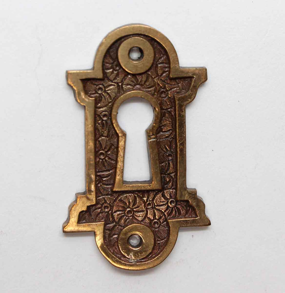 Details about   Keyhole Cover Cast Brass Aged 
