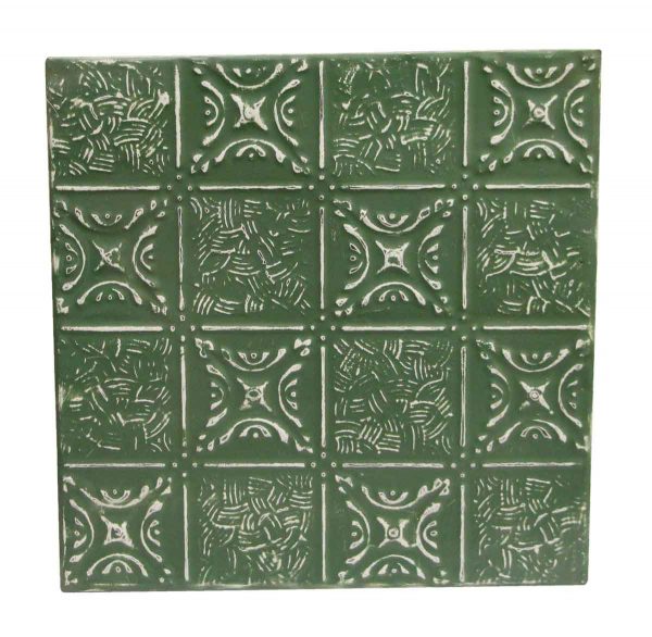 Tin Panels - Mixed Pattern Green Replica Tin Panel