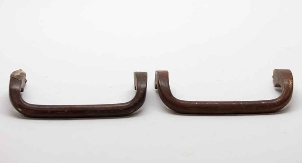 Cabinet & Furniture Pulls - Pair of Cast Bronze Drawer Handles