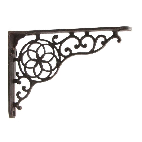 Shelf & Sign Brackets - Cast Iron Small Decorative Shelf Bracket